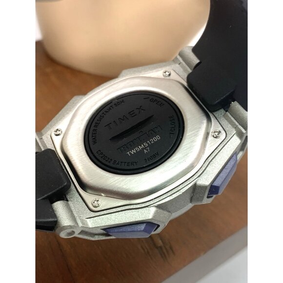 Timex Men's Watch TW5M51200 Ironman Quartz Digital Indiglo Black Rubber Band - Picture 7 of 15